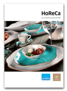 Amefa Horeca porcelana i sztućce 2019